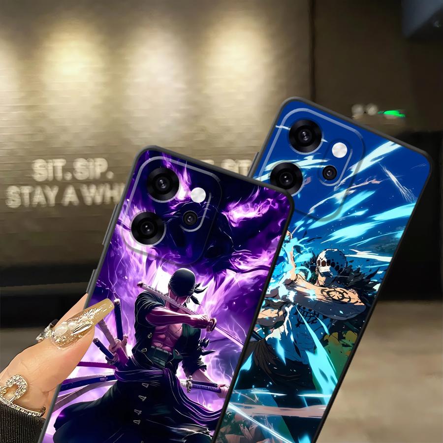 Чехол Zoro из One Piece для Oppo A96 A74 A76 A83 A84 A98 A78 Reno 4F 5 6 7 8 10 11 14 F9 F11 F29 A93