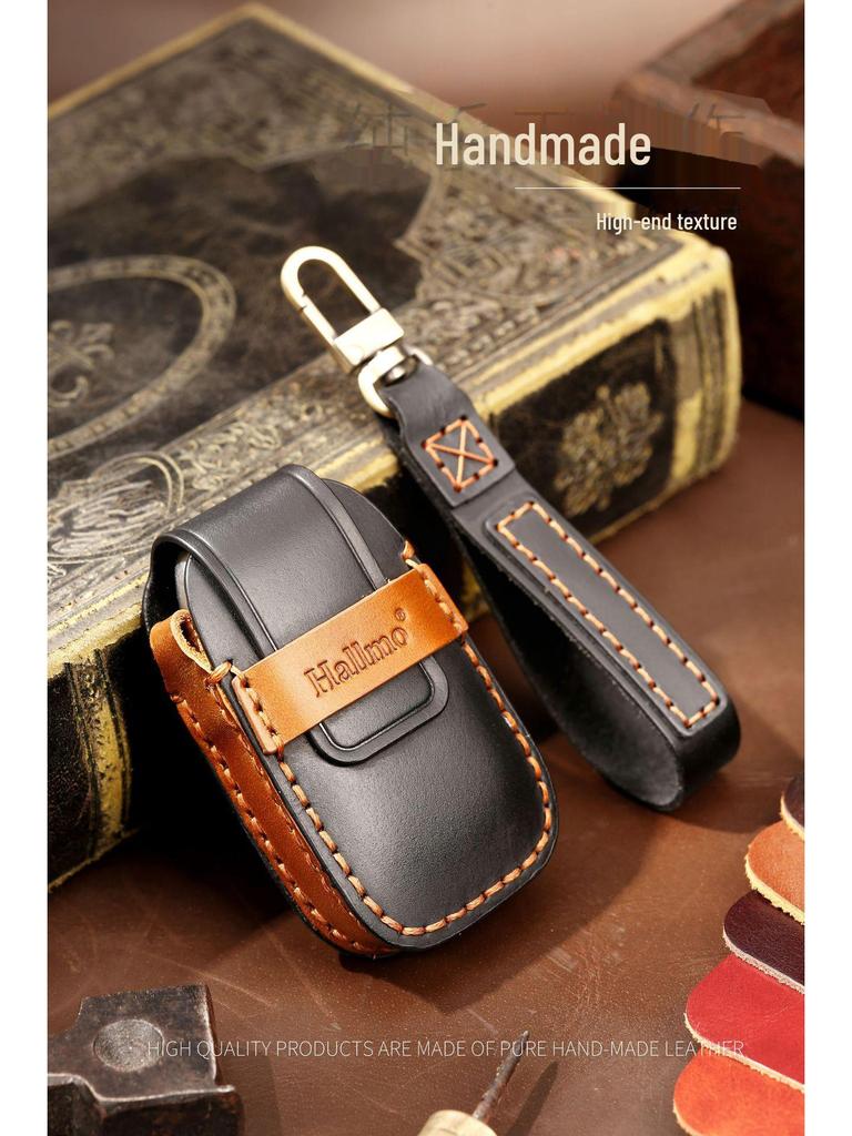 Премиальный кожаный чехол для ключа для Subaru Forester, Outback, XV, Legacy