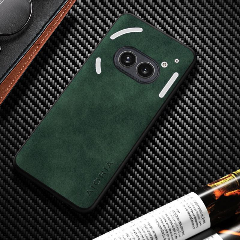 Чехол для телефона Nothing Phone 2A 2 1, шелковистый, устойчивый к отпечаткам пальцев, прочный кожаный чехол для телефона Nothing Phone 2a, чехол Funda Capa