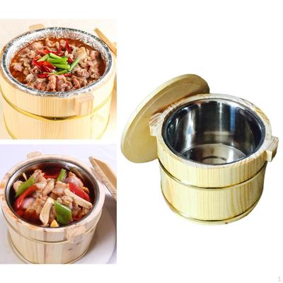 Японская миска для смешивания риса, многофункциональная ванна с крышкой, приготовленная на пару
