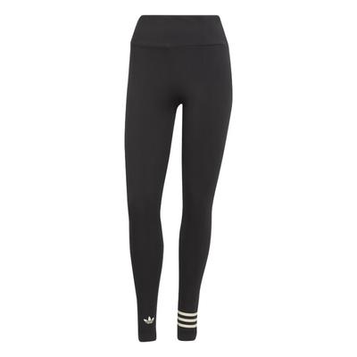 adidas Женские леггинсы с эластичной резинкой на талии и логотипом Originals, черные HM1766