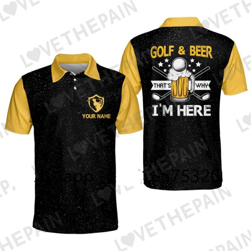 Men's Golf Shirts Polo Table Tennis Football Badminton