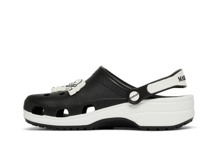Мужские клоги Crocs Classic Clog Mastermind Белый Черный/Черный/Белый