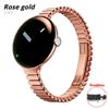 Металлический ремешок для Google Pixel Watch 4 41 мм из нержавеющей стали, сменный браслет для Pixel Watch 3 41 мм, ремешок-браслет для умных часов