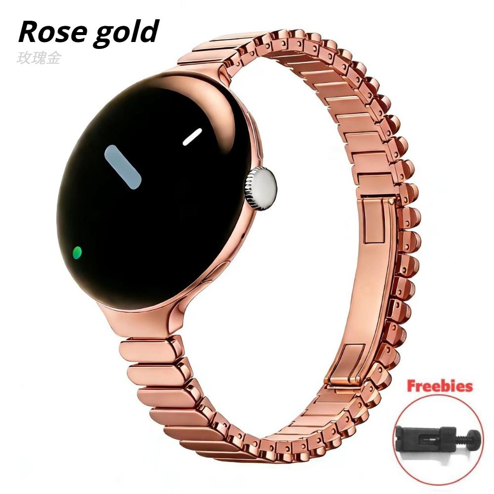 Металлический ремешок для Google Pixel Watch 4 41 мм из нержавеющей стали, сменный браслет для Pixel Watch 3 41 мм, ремешок-браслет для умных часов