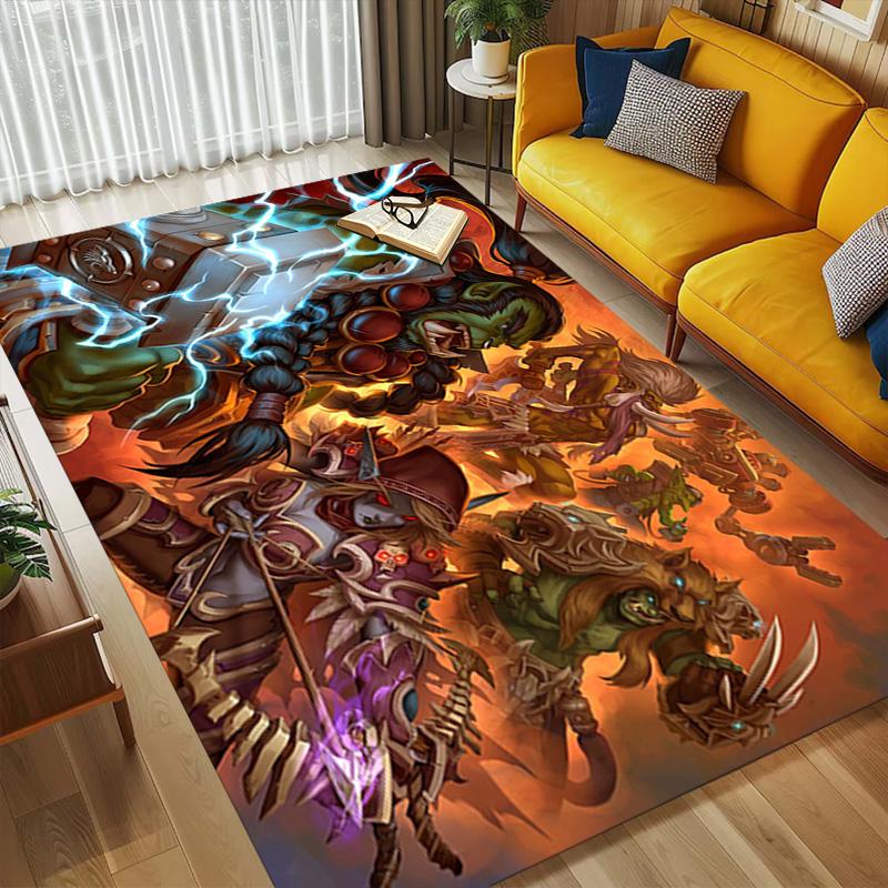 Warcraft World Living Room Nonslip Area Rug Soft Carpet For Bedroom Game Playroom Sofa Office Home Decor Doormat Christmas Gift C9302593