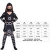Halloween Kids Ninja Costume Set Cosplay Outfit Boys Girls Role Play Performance
