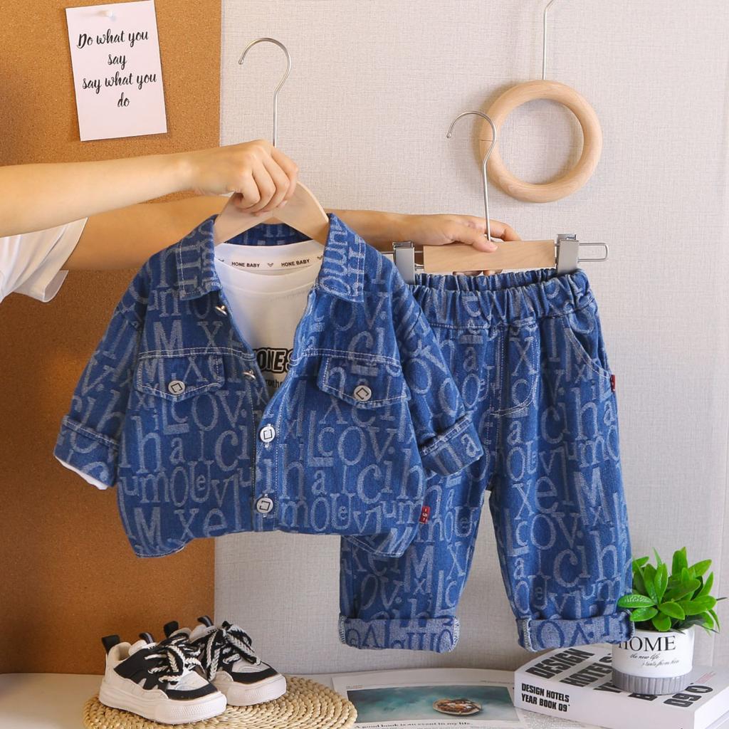 Детский повседневный комплект с длинным рукавом, удобные наряды для повседневной носки