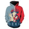 Cool My Hero Academia 3D Print Hoodie Sweatshirts Deku Streetwear Anime Hoodies Men Women Fashion Casual Cartoon Pullover