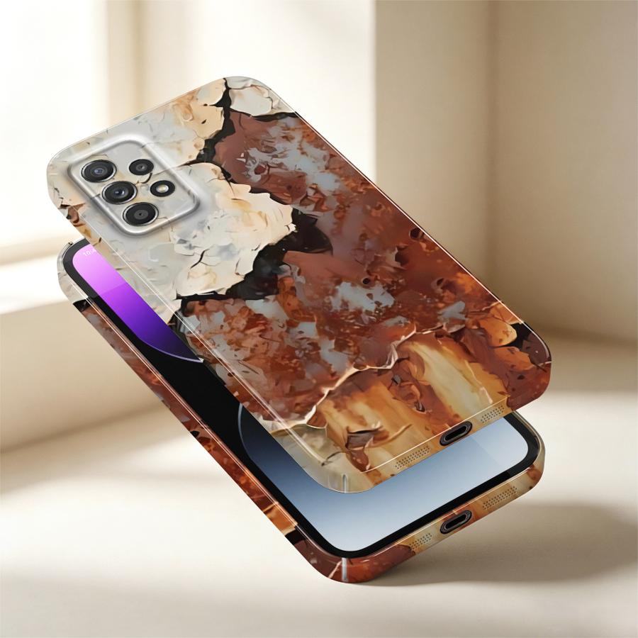 2D Flat Rusty Pattern Phone Case for Samsung Galaxy A13 A15 A51 A07 A03 A04 A05 A06 A71 A50 A16 A11 A14 A12 Cover Shell A02S
