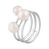 Silver Ring with Natural Pearls (2115748) 3.05 Gr. 925 Samples