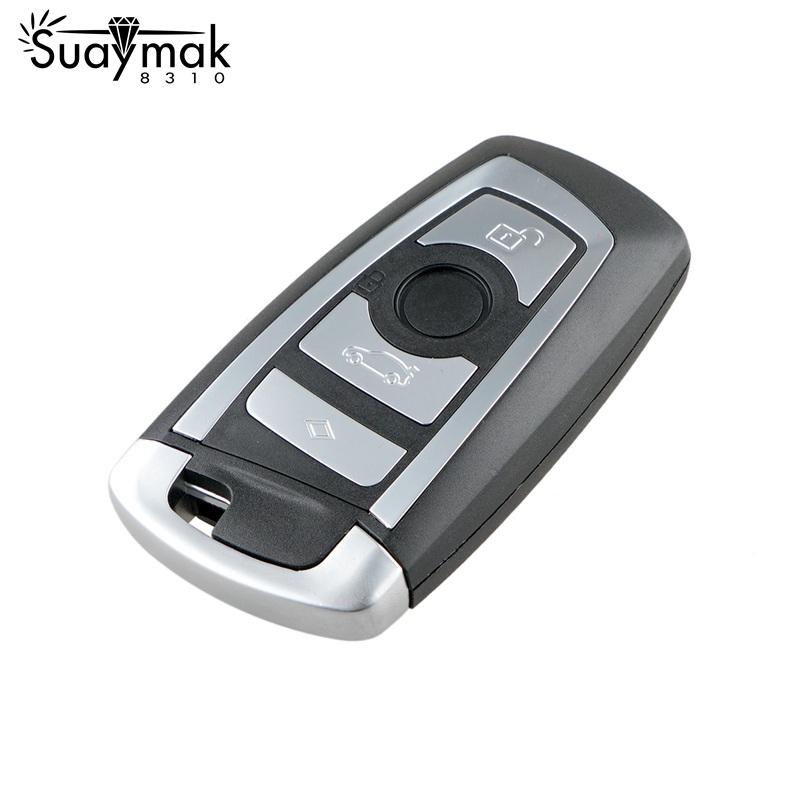 Чехол для удаленного ключа с 4 кнопками для BMW 5 7 серии с аварийным лезвием без ключа, брелок для сигнализации, крышка