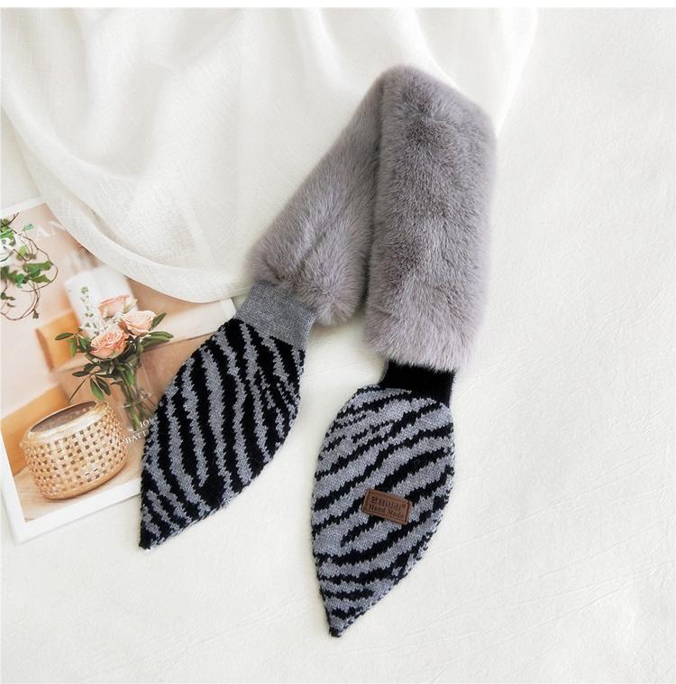 Новый шарф женский прекрасный осенне-зимний открытый теплый холодостойкий шарф защита шеи шерстяной воротник