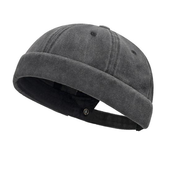 Купольные шляпы без полей для женщин и мужчин, рабочие, матросские, кепки с закатанными манжетами, ретро-джинсовые шляпы для докера для походов, путешествий и вылазок на природу