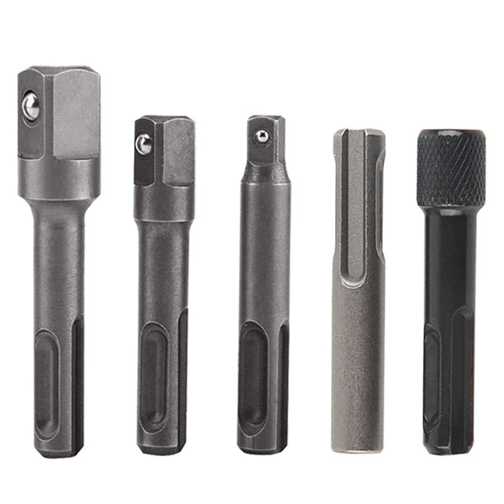 5 шт./набор Адаптеры патрона Набор адаптеров SDS-Plus с гнездом Насадка-гнездо Удлинитель Сверло