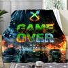 custom Name Text Bull Power Theme blanket Soft Flannel Blanket Plush Throw Blanket Cozy Sofa Bed Blanket for Home Decor
