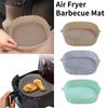 Silicone Air Fryer Basket Multifunctional Barbecue Mat Kitchen Oven Tray Baking