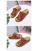 Retro Fashion Plus Size Women's Wedge Heel Anti-Wear Sandals