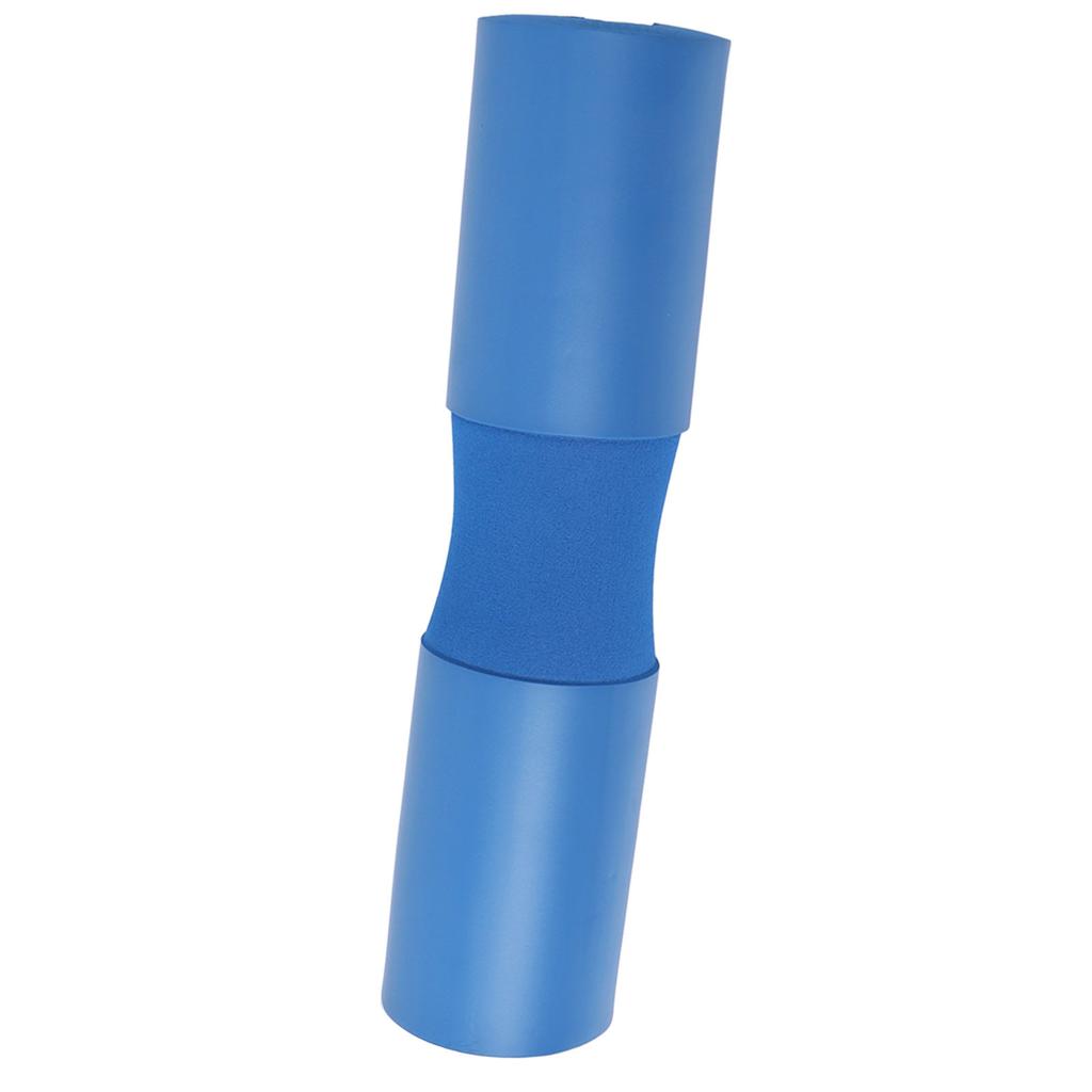 Squat Pad Blue Barbell Pad Thickened Foam Provide Cushion To Neck Shoulder with 2 Strap Squat Accessory for Gym
