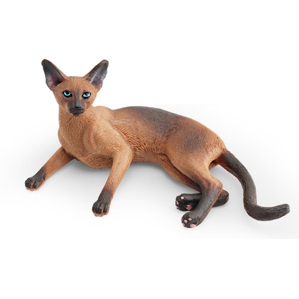 ПВХ Модель кошки-симулятора Реалистичная статуэтка кошки Украшение Милый симулятор питомца Украшение для автомобиля