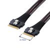 ChenYang CY 8i Host Male to Male Slimline SAS Target 50cm SFF-8654 74-Pin SFF-8654 74-Pin PCI-E 4.0 Cable,