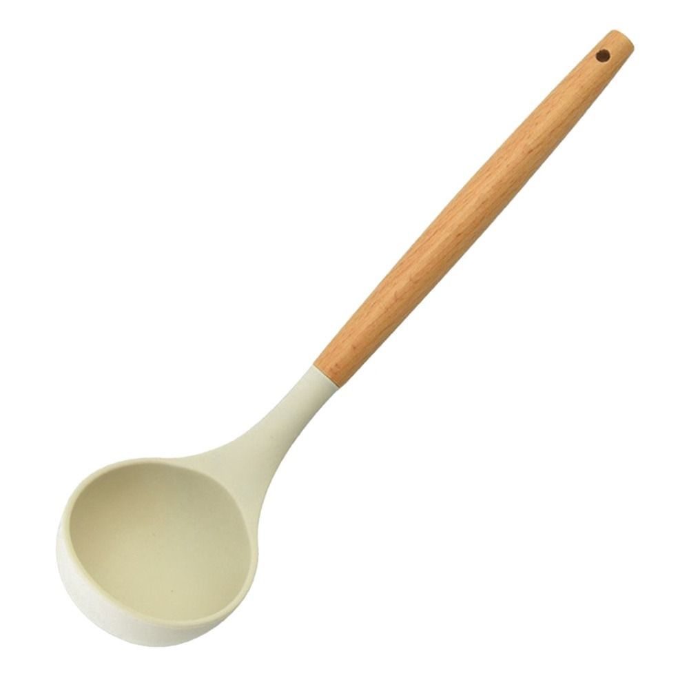 3Pcs/set Beige Cooking Turner Spatula Colander Kitchen Utensils Cookware Pancakes Frying Pan