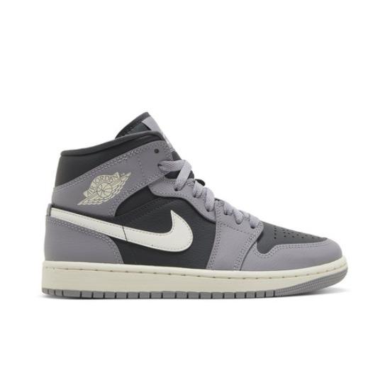 Air Jordan Wmns Air Jordan 1 Mid Cement Grey BQ6472-022