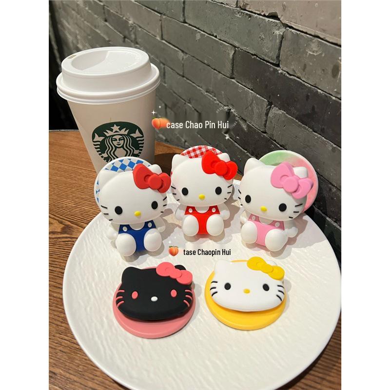 Магнитная выдвижная подставка Hello Kitty - Универсальная регулируемая клейкая подставка, совместимая с PopSocket