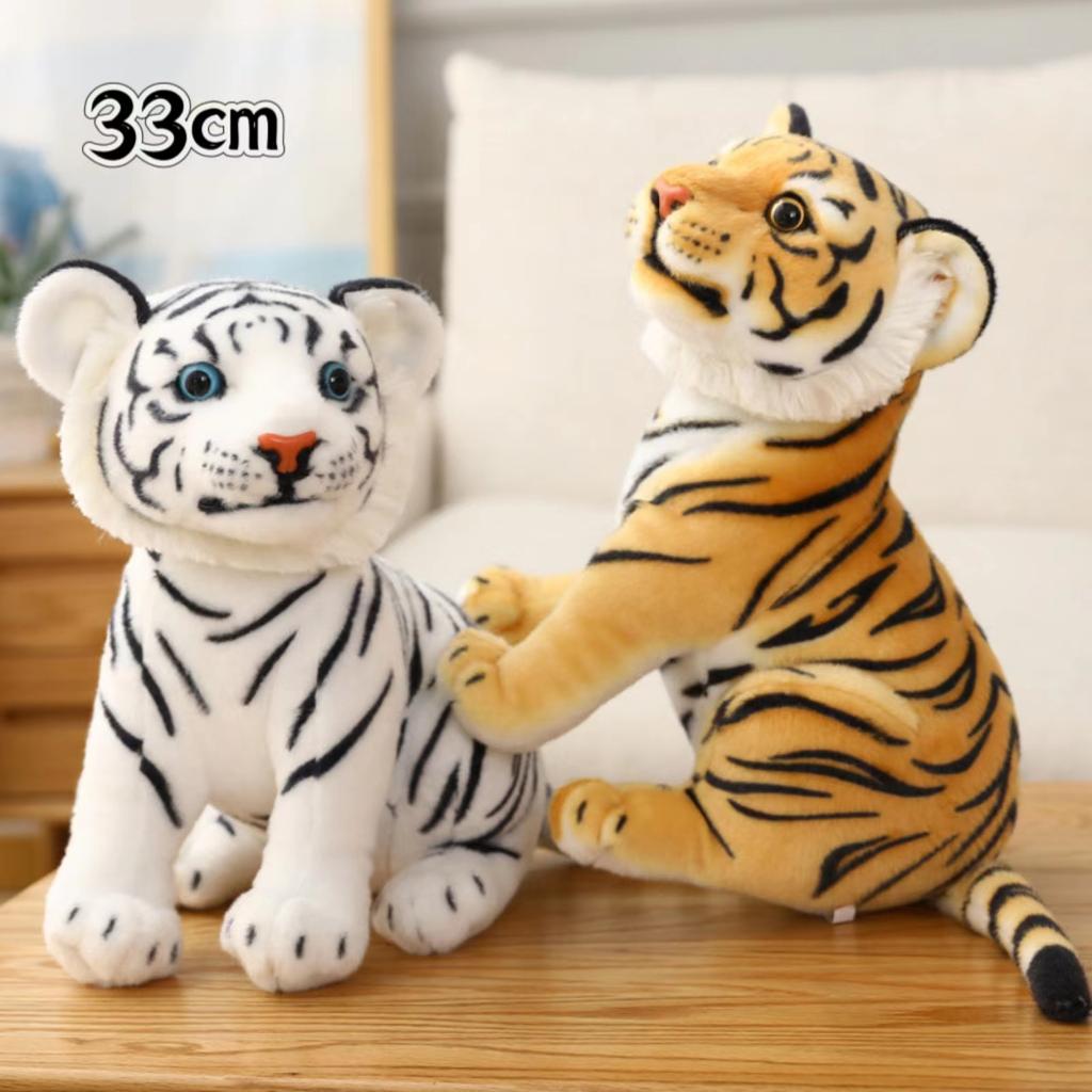 Плюшевая игрушка, креативная имитация, маленькая кукла-тигр, талисман года тигра, мягкая игрушка, кукла-тигр, кукла