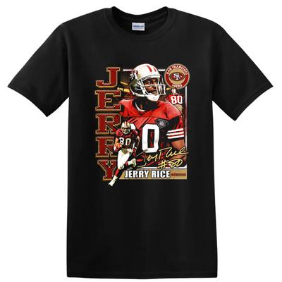 Футболка Джерри Райса San Francisco 49ers Футбольная Легенда Ретро Футболка
