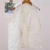 Вышитый тонкий жилет жилет женский лето 2025 лето темперамент топ без рукавов
