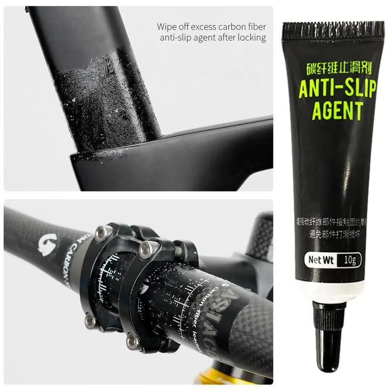 10ml Carbon Fiber Anti-slip Agent for Road Mountain Bikes Ultra-fine Particle Anti-slip Seat Tube and Handlebar Anti-slip Paste