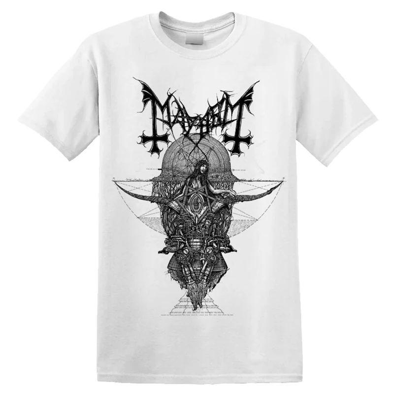 Black Metal Rock American Retro Punk Street Fashion Unisexs Tshirt 100 Cotton Print Suitable For Both Unisex And Unisex