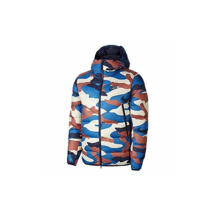 Nike Камуфляжная Повседневная Спортивная Стеганая Куртка Камуфляж BV4764-744