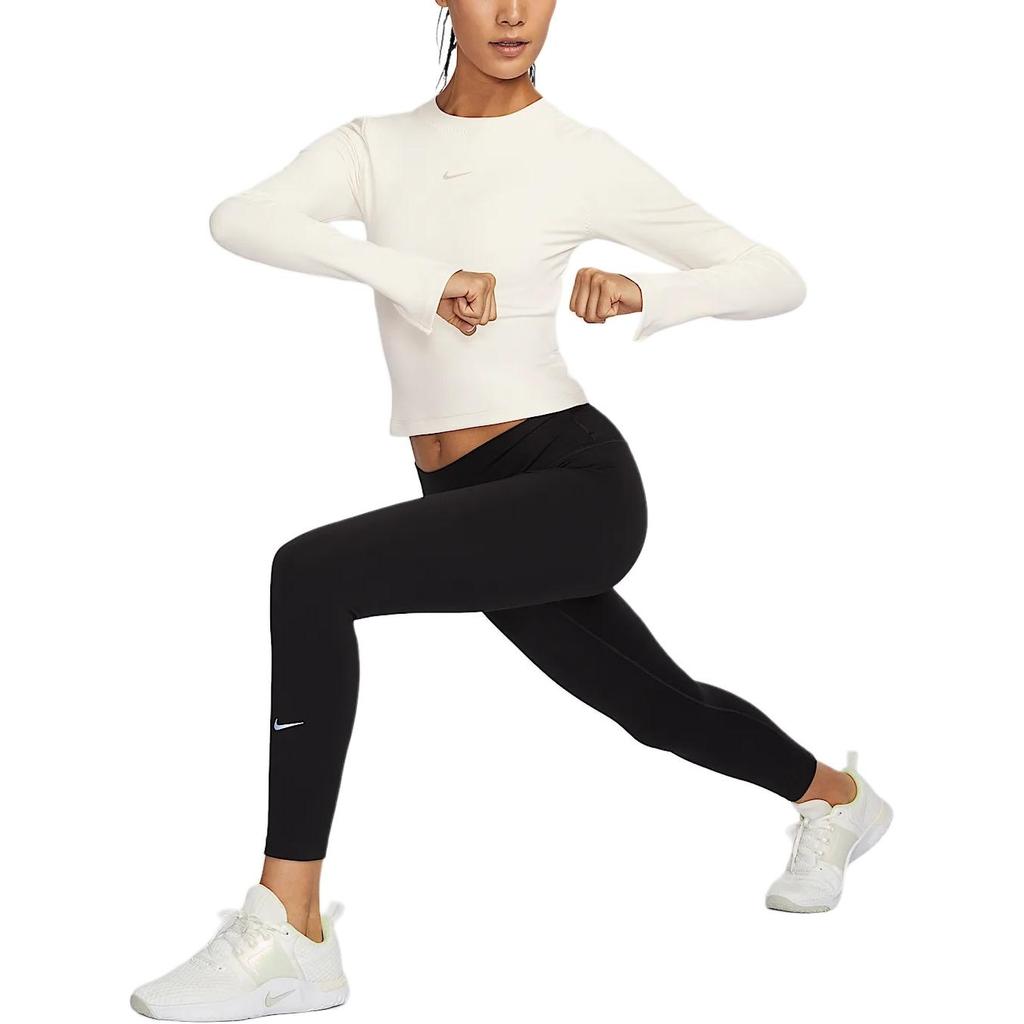 Nike Dri Fit T Shirt Women's Light Ivory White HV8726-110