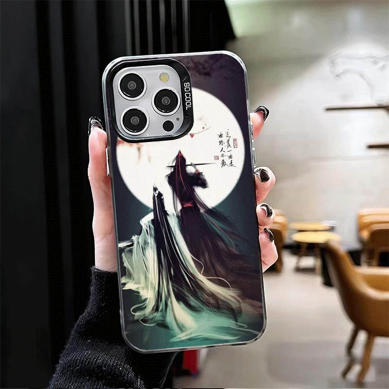 Аниме Чехол для телефона Mo Dao Zu Shi Мягкий для iPhone 15 16 17 Pro Max 17Air 16E 14 Plus 13 12 Mini Ударопрочный Задняя крышка
