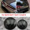 2pcs Front and Rear Emblem For VW Golf 6/Golf 7/Golf 7.5/Golf 8 Not Affect ACC Modified Black Label Flat Mirror Logo CoverSticke zj4
