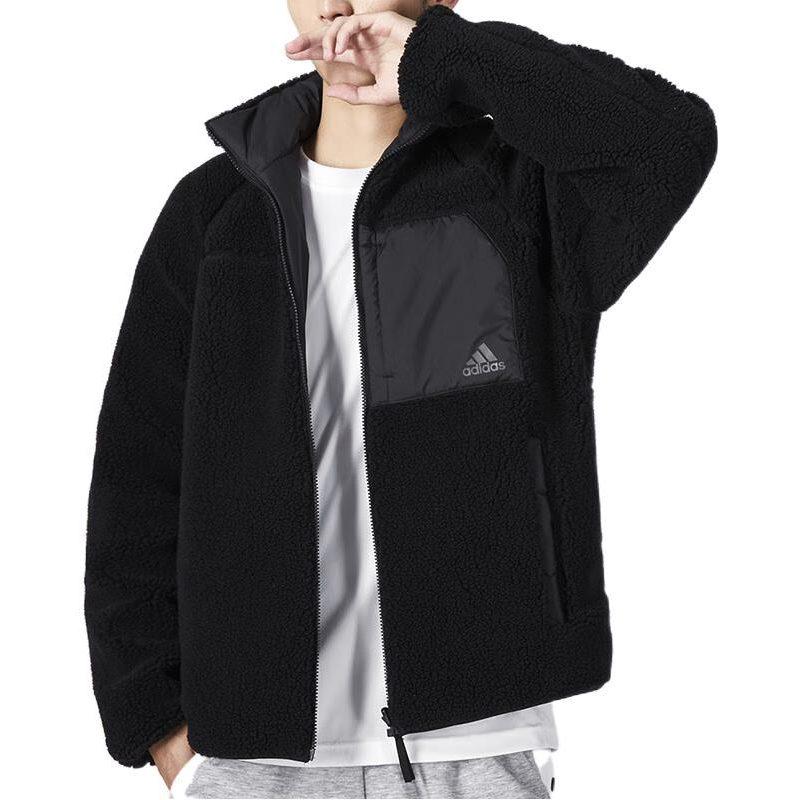 adidas Мужская пуховая куртка черная HN2077