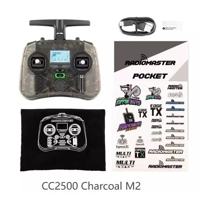Portable lightweight Pocket control with joysticks on Hall sensors, pre-installed EdgeTX firmware, versions with ExpressLRS or MPM CC2500 module