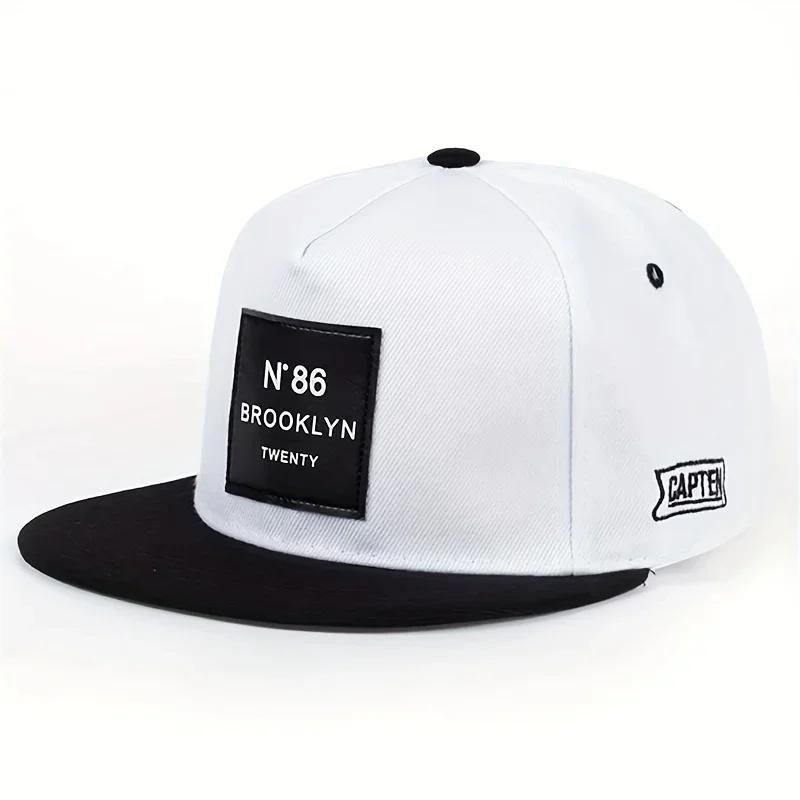 Женские Хип-Хоп Кепки Brooklyn Label Весна Осень Регулируемые Повседневные Snapback Бейсболки Для Уличного Использования Солнцезащитная Кепка Для Мужчин И