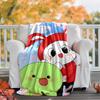 Jj Mikey Maizen Flannel Blanket Soft Warm All-Season Throw, Design for Camping, Car Travel, Hiking Sofa, Bed, Office Perfect Gift for Parties