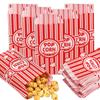 10/50Pcs Popcorn Bags Packaging Bucket Snack Treats Container Wedding Birthday Party Movie Night Supplies Carnival Food Bag Box