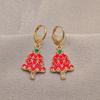 Colorful Christmas Tree Earrings for Women - 2025 Autumn/Winter Niche Design, High-End Ear Clips