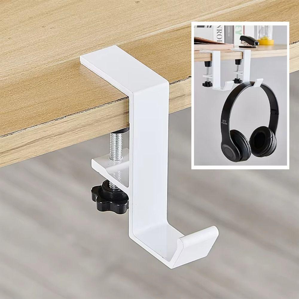 Punch-free Hanging Bag Hook Removable Backpack Storage Rack Easy To Install Desk Hanger Desk Side