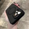 Матовый чехол Magsafe Magnetic Case для iPhone 16 15 Pro Max 14 13 12 11 матовый полупрозрачный беспроводной зарядный противоударный бампер