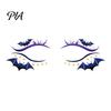 Water Transfer Face Decals Halloween Temporary Tattoos for Women, Waterproof Pumpkin Spiderweb Eye Art Stickers Masquerade Carnival Cosplay