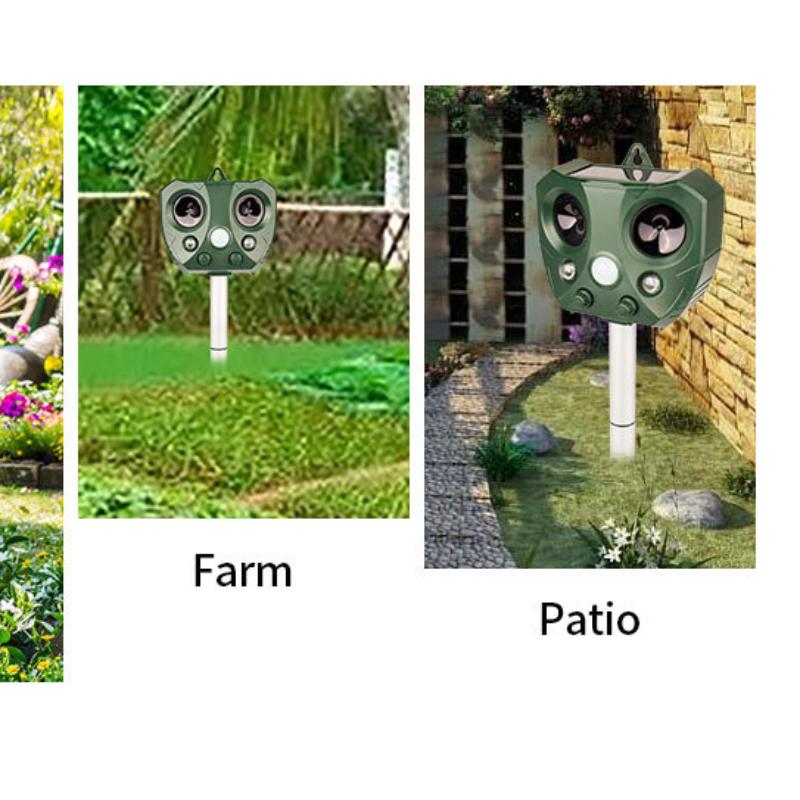 Ультразвуковой отпугиватель грызунов, отпугиватель животных на солнечной батарее, инфракрасный индукционный отпугиватель птиц