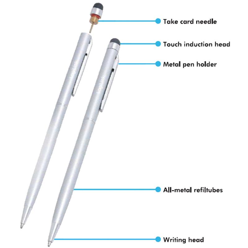 Touch pen stylus pen with ballpoint pen ideal for touch screens supported