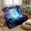 Manchester City Theme blanket Soft Flannel Blanket Plush Throw Blanket Cozy Sofa Bed Blanket for Home Decor