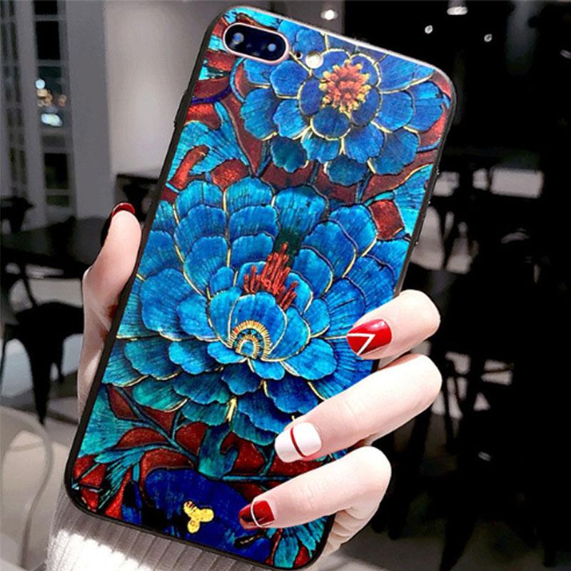 Чехол для Tecno Phantom X2 Pro 3D тиснение цветами Мягкий силиконовый задний чехол для телефона Чехлы для Tecno PhantomX2 Pro Печатный Funda